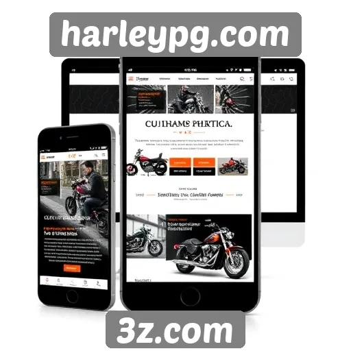 Experiência do usuário no harleypg em dispositivos móveis
